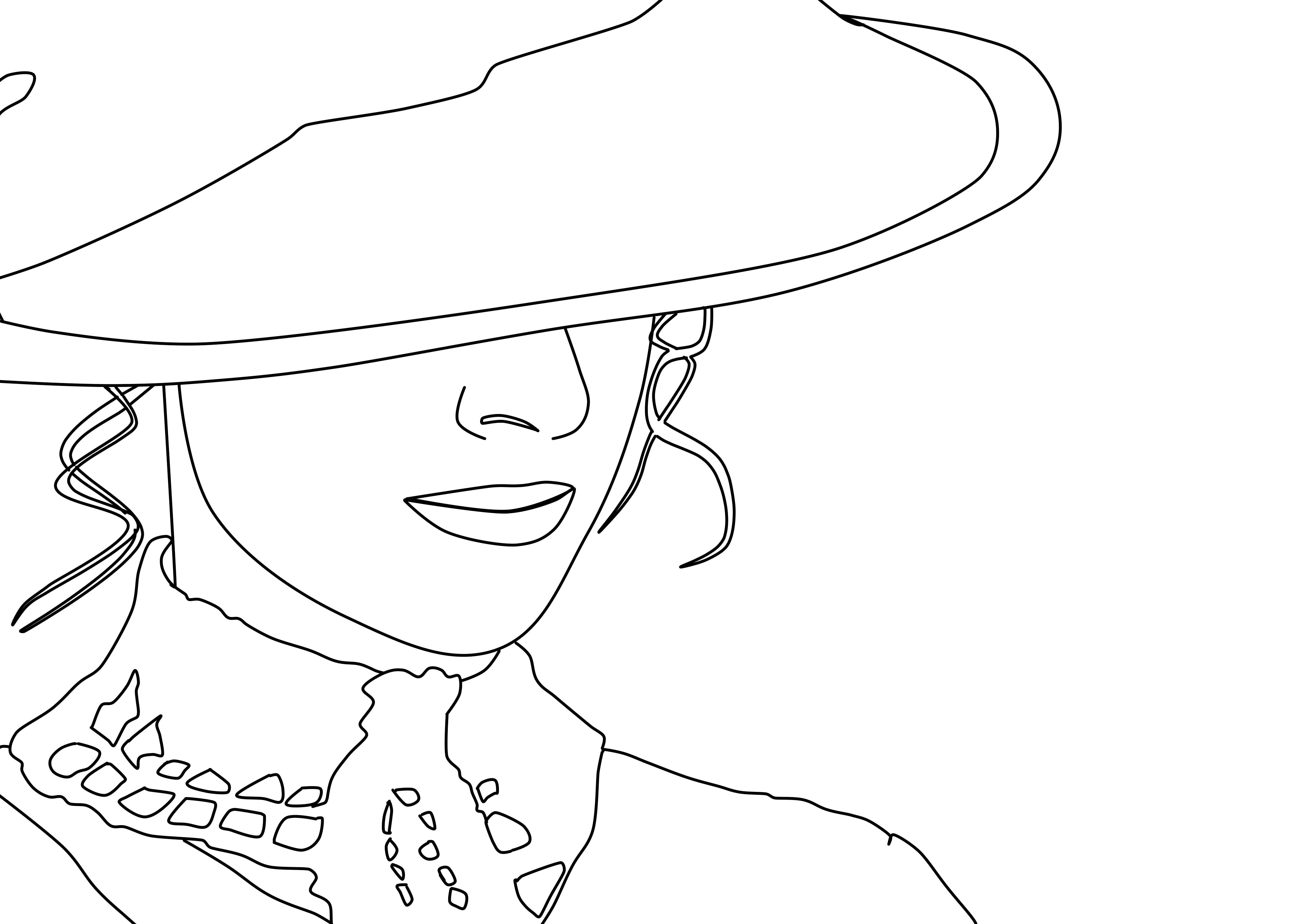 4042x2861 Drawing, Victorian, Woman, Hat, Sketch, Paper Free Image Peakpx - Victorian Woman Sketch