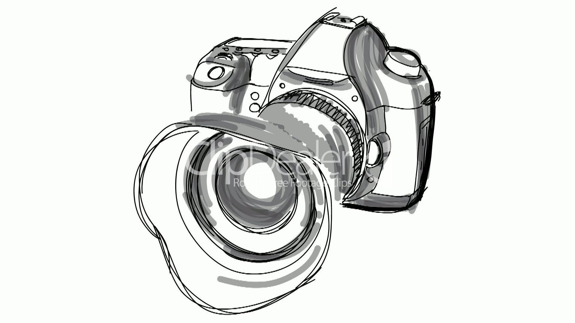 1920x1080 Digital Camera - Video Camera Sketch