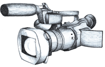 427x273 Video Sketch - Video Camera Sketch