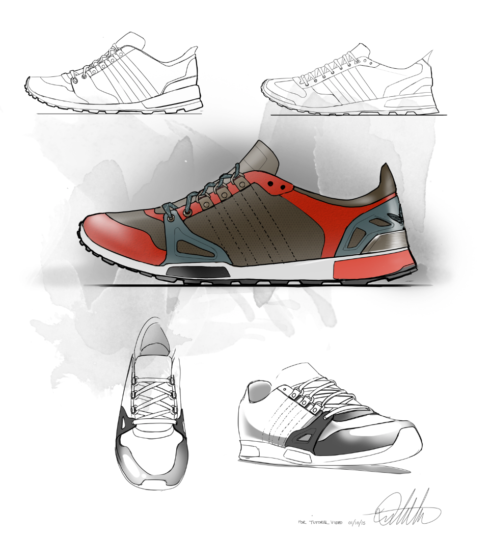 964x1054 Adidas Sketch Demo - Video Sketch Ideas