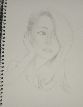 320x411 Just A Random Sketch Of Wengie. I Love Her Videos! - Videos Sketch