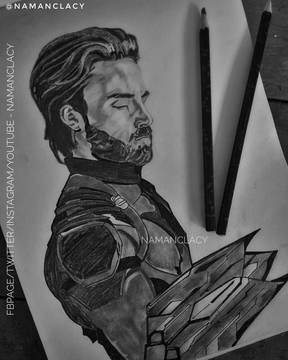 960x1200 Namanclacy On Twitter Pencil Sketch Of @chrisevans As Captain - Videos Sketch