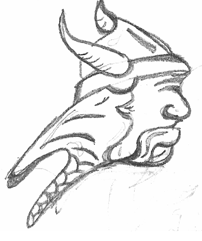 396x472 Minnesota Vikings Logo Sketch - Viking Helmet Sketch