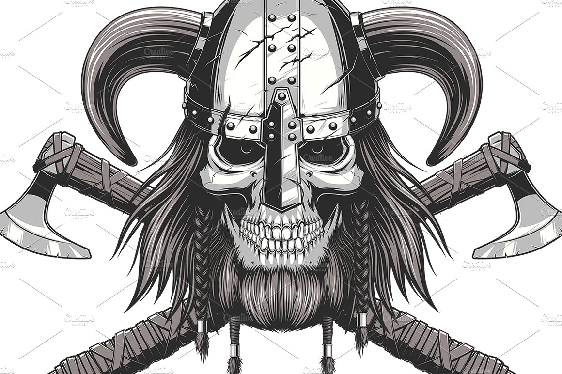 1160x772 Collection Of Viking Skull Drawing High Quality, Free - Viking Helmet Sketch