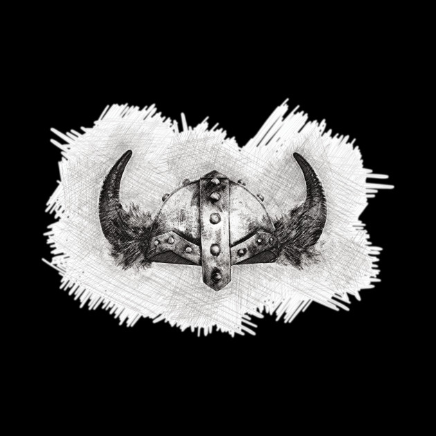 630x630 The Legendary Viking Helmet Sketch - Viking Helmet Sketch