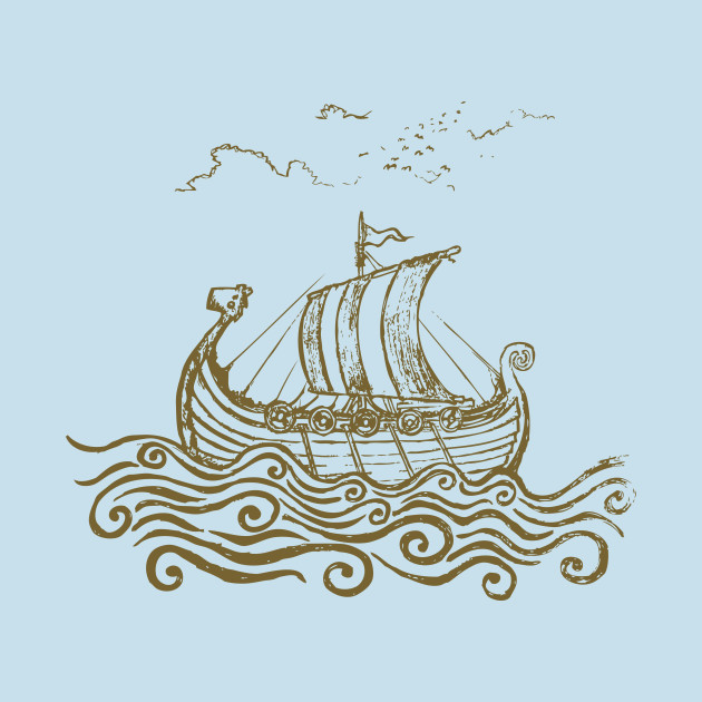 630x630 Viking Ship - Viking Ship Sketch
