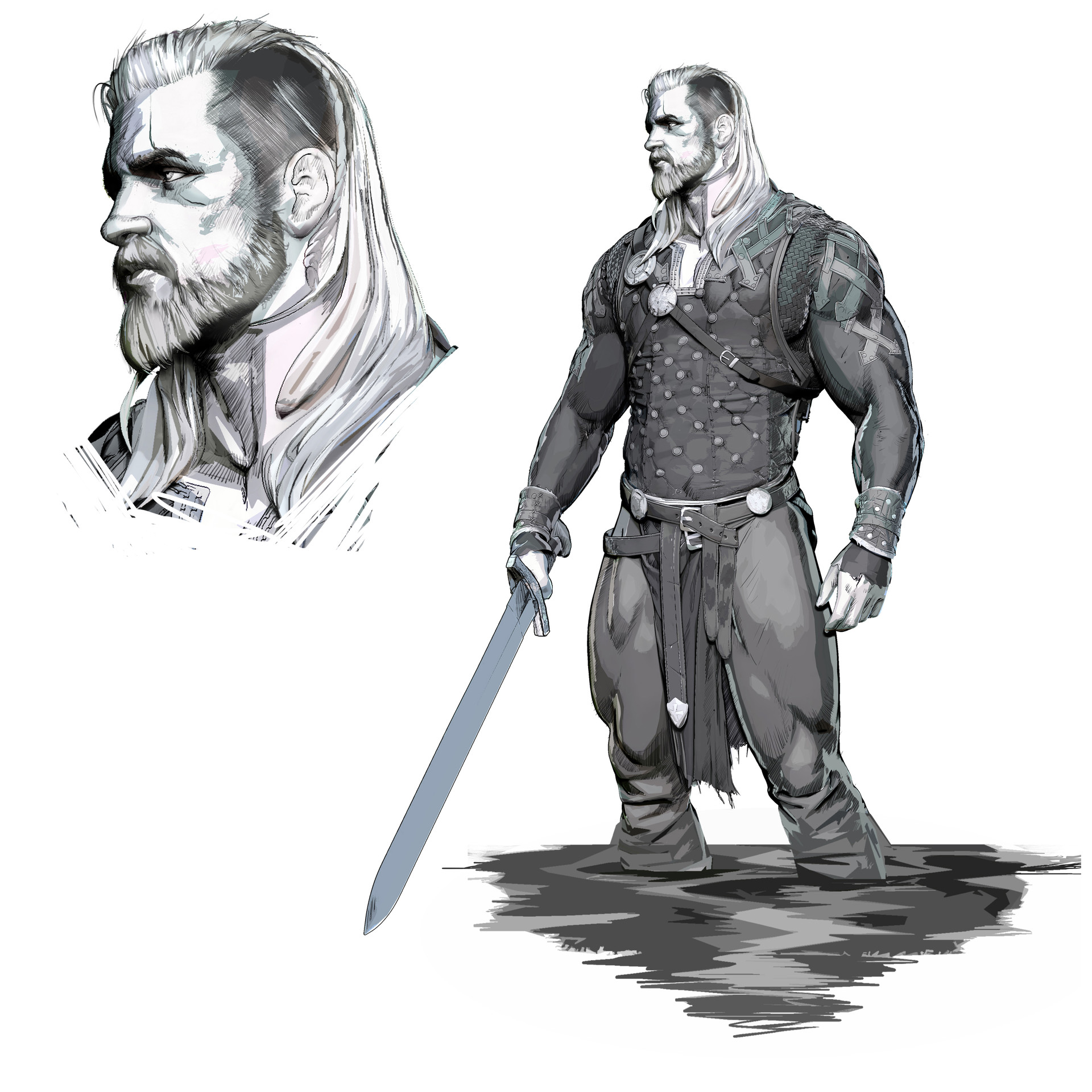 1920x1920 Olivier Thill - Viking Sketch