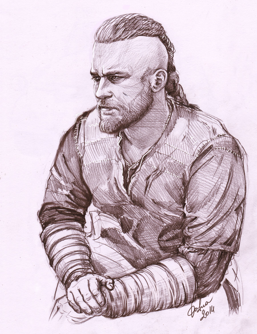 900x1170 Viking Sketch Drawing Skill - Viking Sketch
