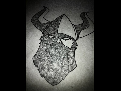400x300 Viking Sketch Redux By Paul Sirmon - Viking Sketch