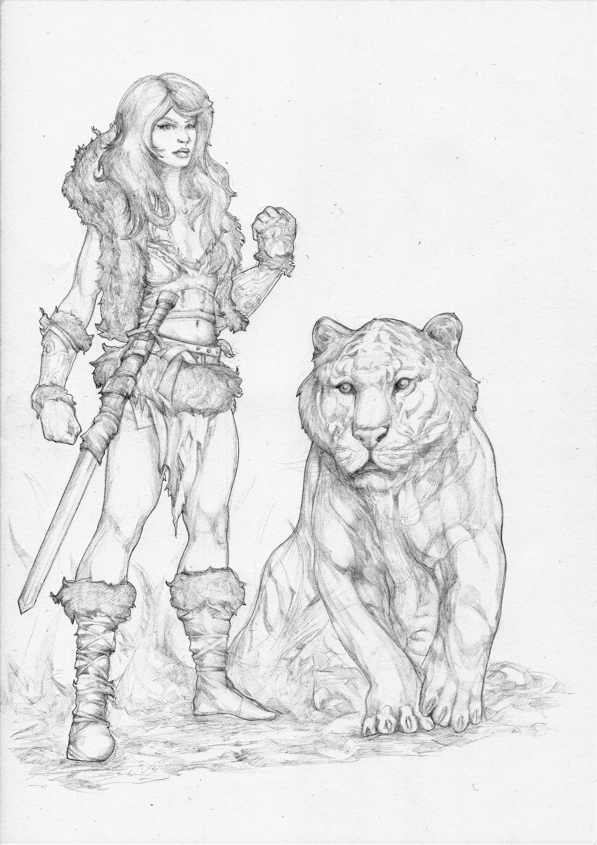 1920x2715 Leonardo Sartorelli - Viking Sketch