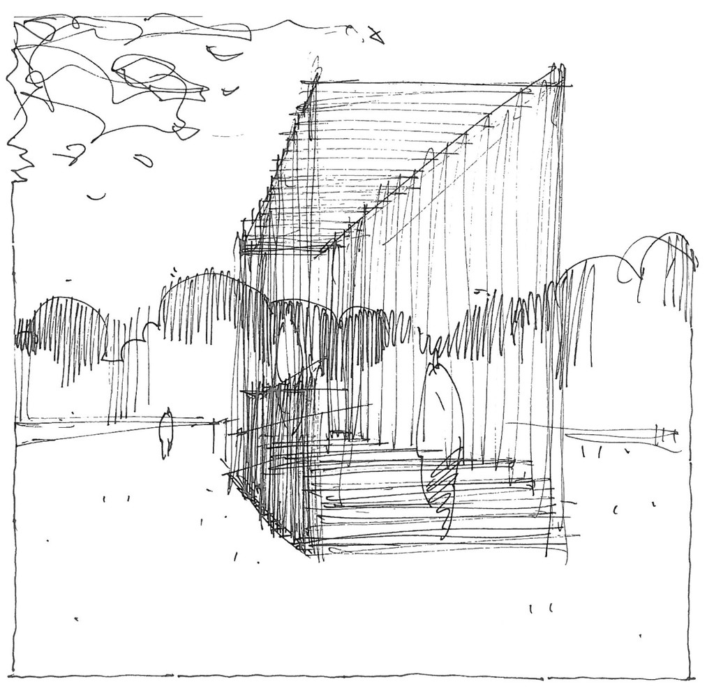 1013x1000 Gallery Of Villa B Schneider + Schumacher - Villa Sketch
