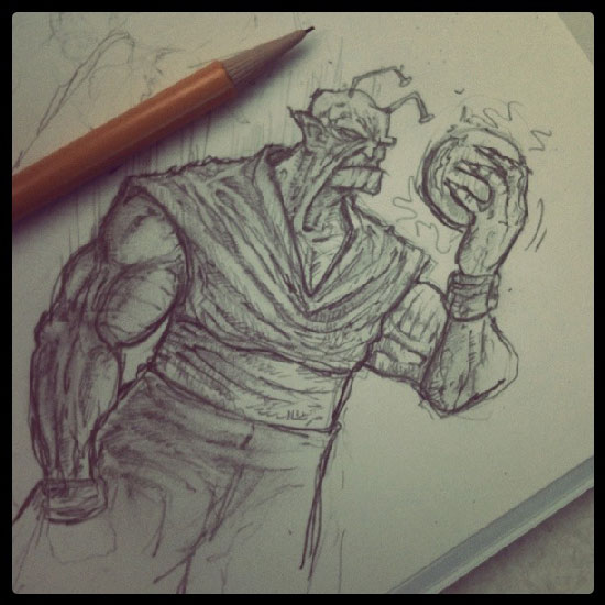 550x550 Super Villain Sketches Sketchy Pictures - Villain Sketches