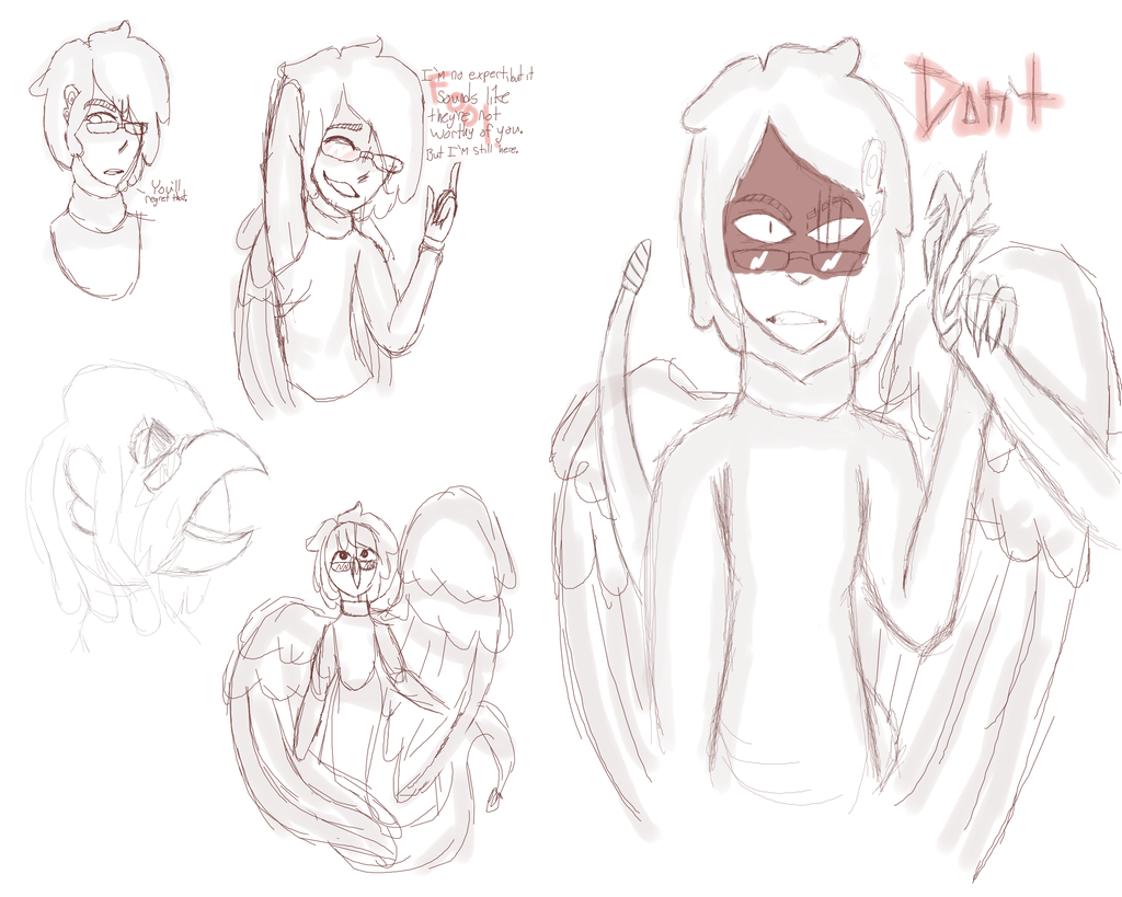 1024x819 Villain Sketches By Pammeelex - Villain Sketches