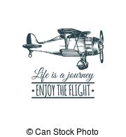 180x195 Vintage Aviation Sketch. Vintage Steampunk Aviation Colored Sketch - Vintage Airplane Sketch