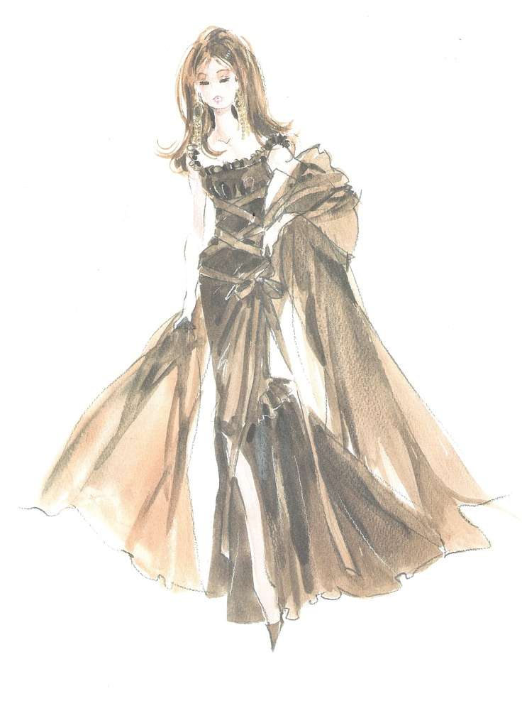 736x987 Barbie Sketches Unique Vintage Barbie Prints For Miss Lyla S New - Vintage Barbie Sketches