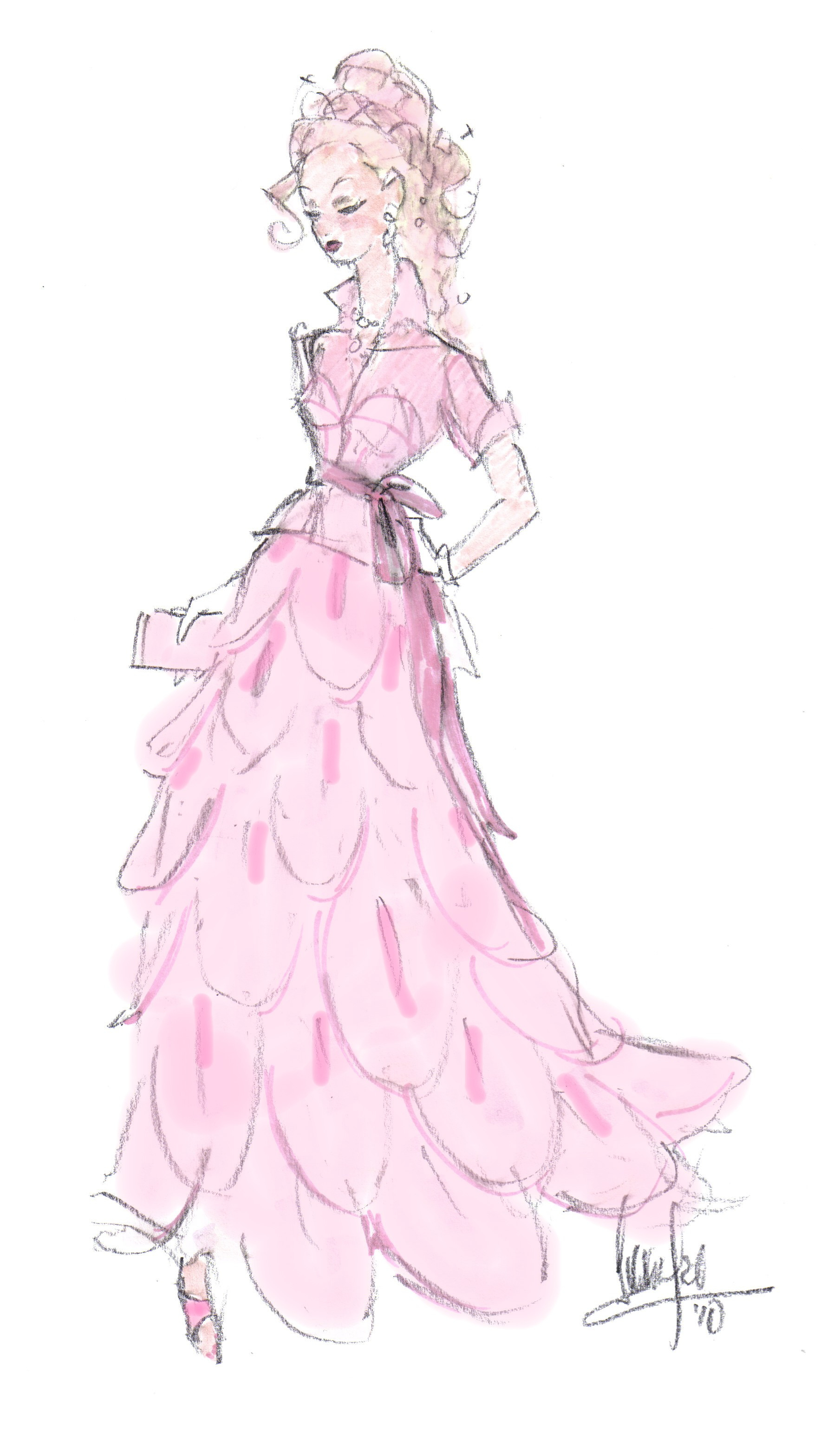 1809x3096 Vintage Barbie Sketches Barbie Doll For Beautiful Dress Sketch - Vintage Barbie Sketches