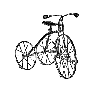 320x299 Free Digital Images Vintage, Gif And Cli - Vintage Bicycle Sketches