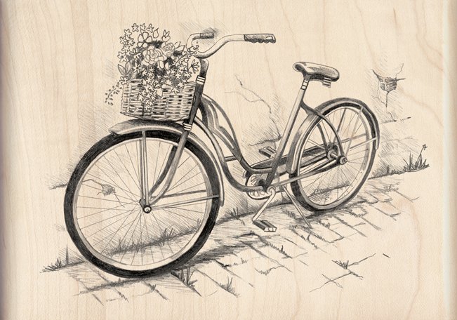 651x456 Inkadinkado - Vintage Bicycle Sketches