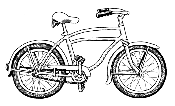 594x360 Urban Sketchers Twin Cities Sketching - Vintage Bicycle Sketches