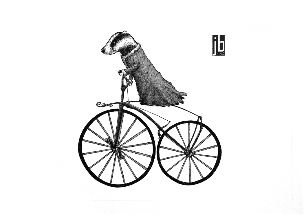 1050x750 Vintage Bikes Drawing - Vintage Bicycle Sketches