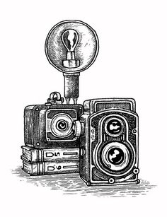 236x307 166 Best Vintage Camera Art Images In 2018 Camera - Vintage Camera Sketch