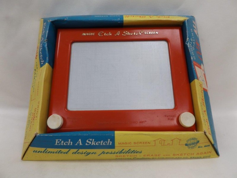 800x600 Iob Vintage Magic Etch A Sketch Toy - Vintage Etch A Sketch