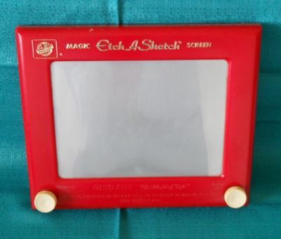 400x340 Ohio Art Magic Etch A Sketch Screen Classic Vintage Toy Sketches - Vintage Etch A Sketch