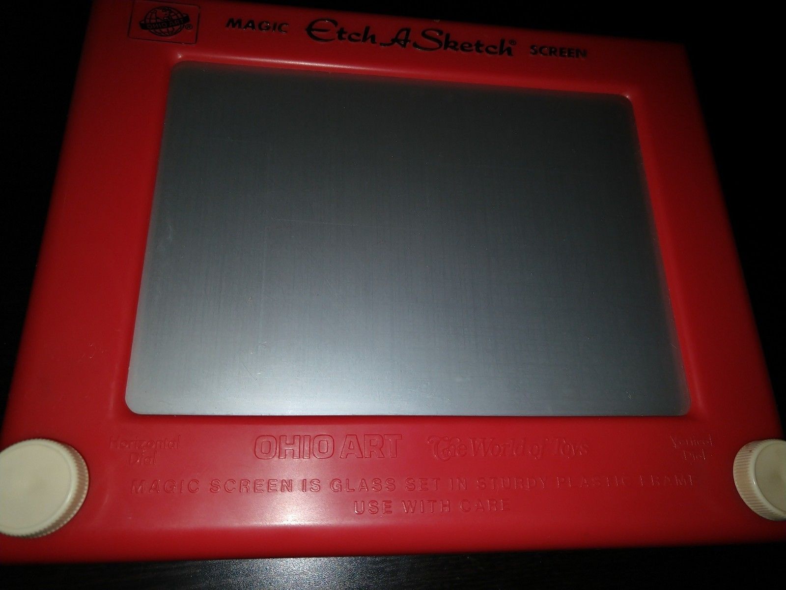 1600x1200 Vintage Etch A Sketch Magic Magnetic Screen Ohio Art Made In The - Vintage Etch A Sketch