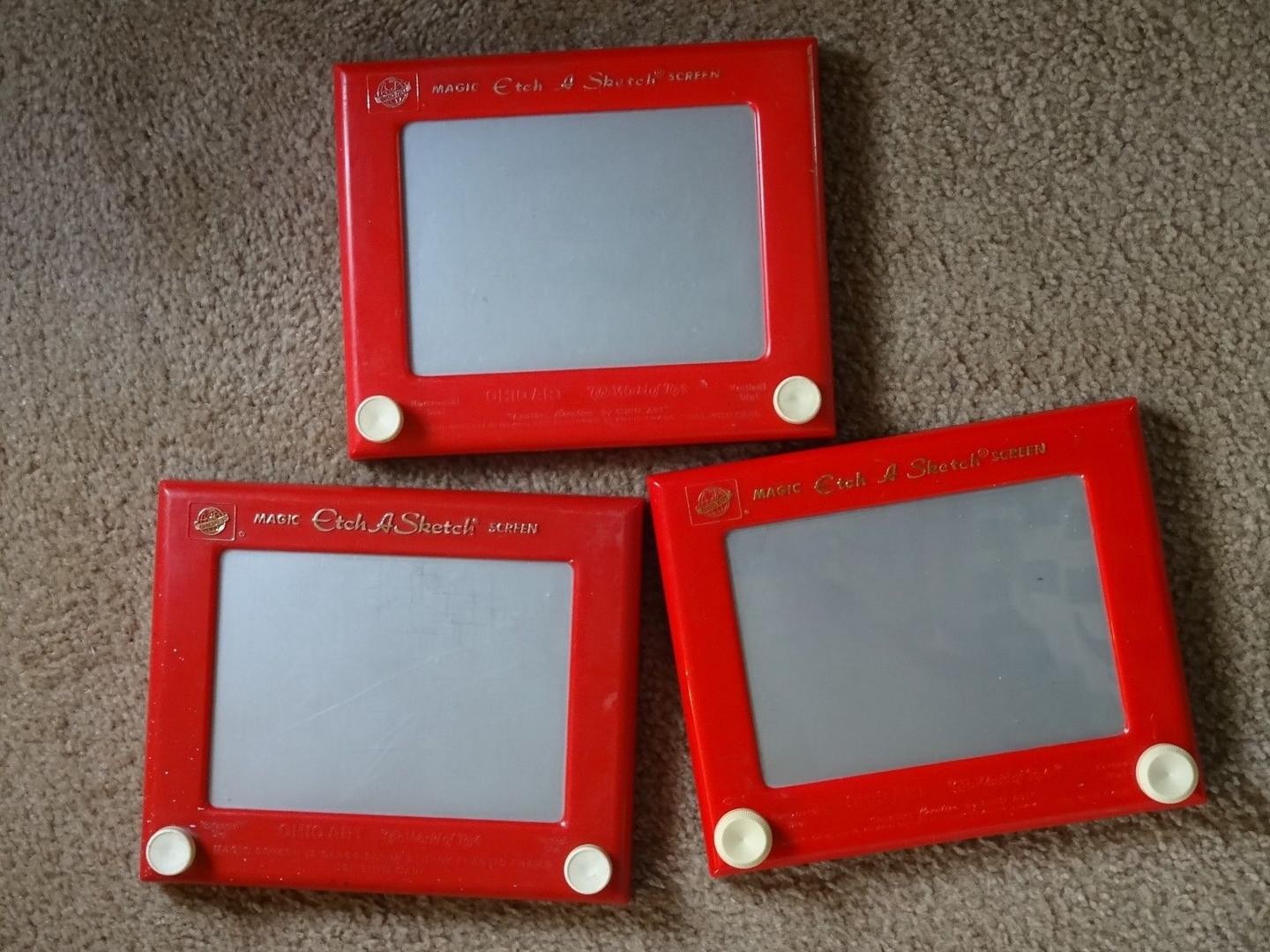1440x1080 Vintage Etch A Sketch Magic Screen Ohio Art No 505 Lot Of 3 - Vintage Etch A Sketch
