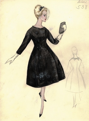 351x480 Vintage Fashion Sketches. Happy Go Lucky - Vintage Fashion Sketches