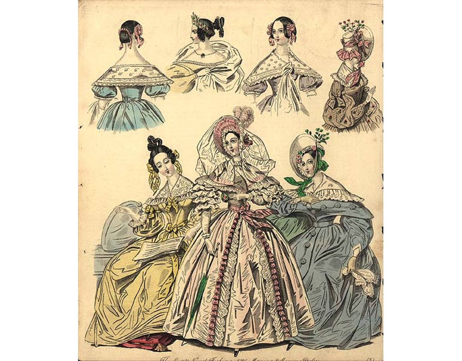 1536x1200 24 Vintage Fashion Sketches Free Public Domain Images - Vintage Fashion Sketches