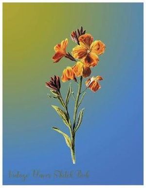 300x387 Booktopia - Vintage Flower Sketch