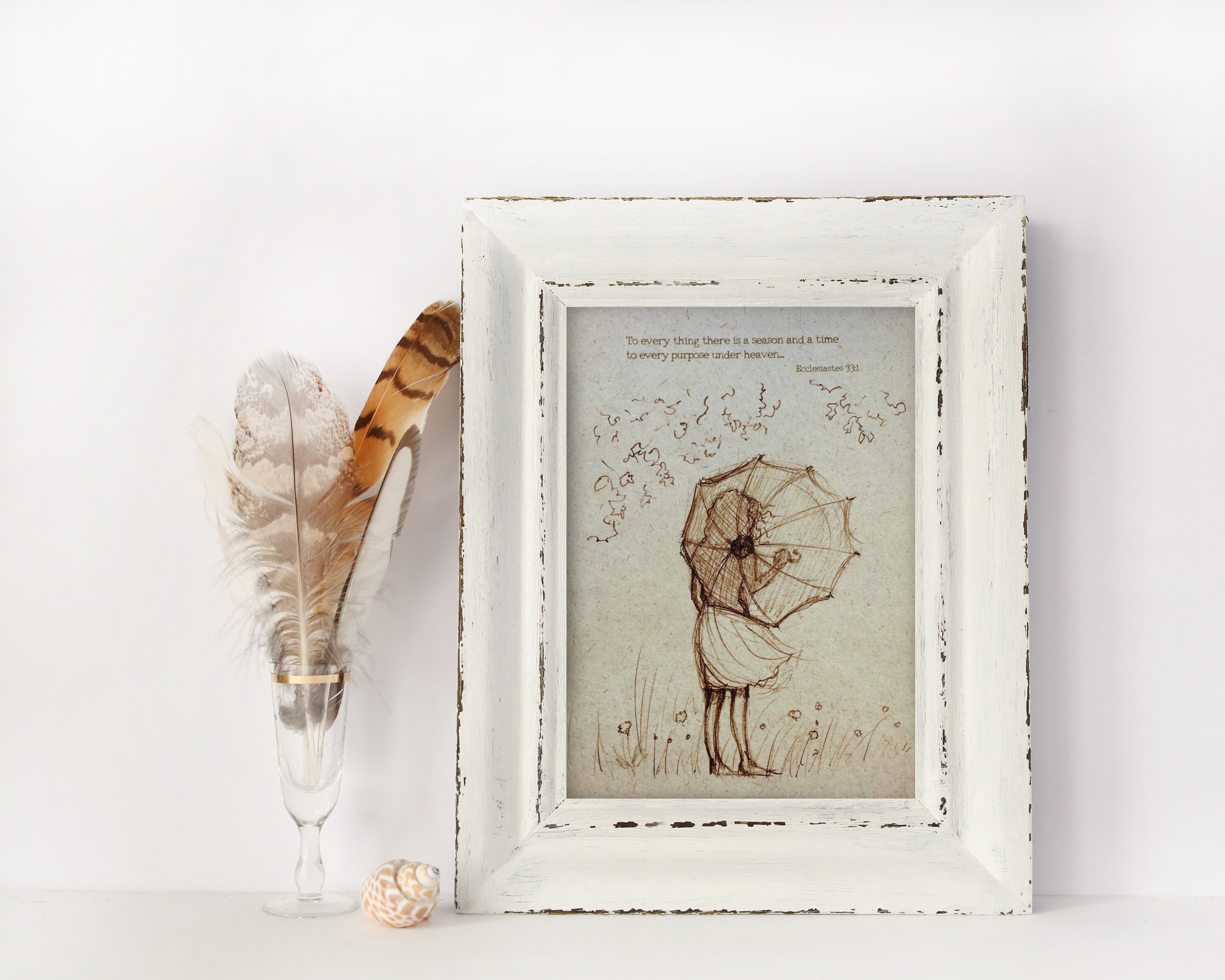 4096x3278 Vintage Style Umbrella Girl Sketch - Vintage Girl Sketch