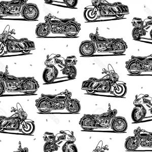 300x300 Stock Photo Vintage Motorcycle Hand Drawn Sketch Retro Motorbike - Vintage Motorcycle Sketch