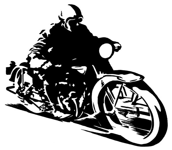 597x522 Vintage Motorcycle Drawing 2015 Images - Vintage Motorcycle Sketch
