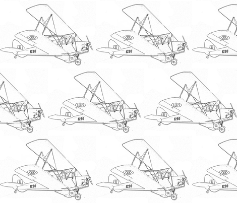 470x403 Vintage Plane - Vintage Plane Sketch