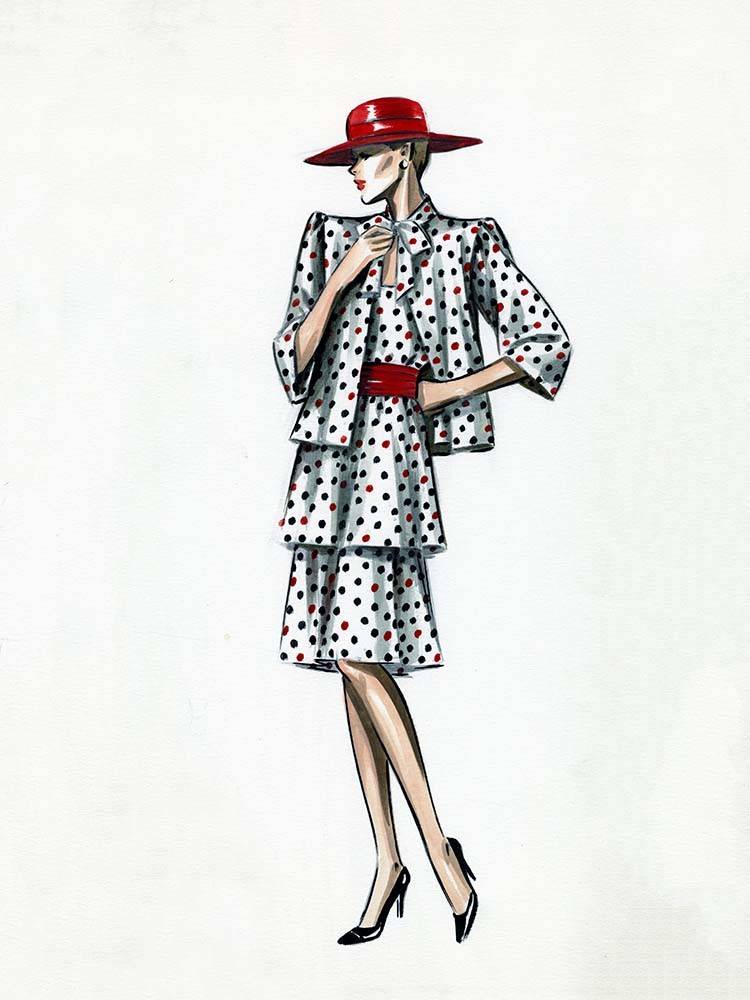 750x1000 Fashion Vintage Sketches 80s 3 - Vintage Sketches