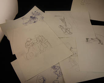 340x270 Vintage Sketches Etsy - Vintage Sketches