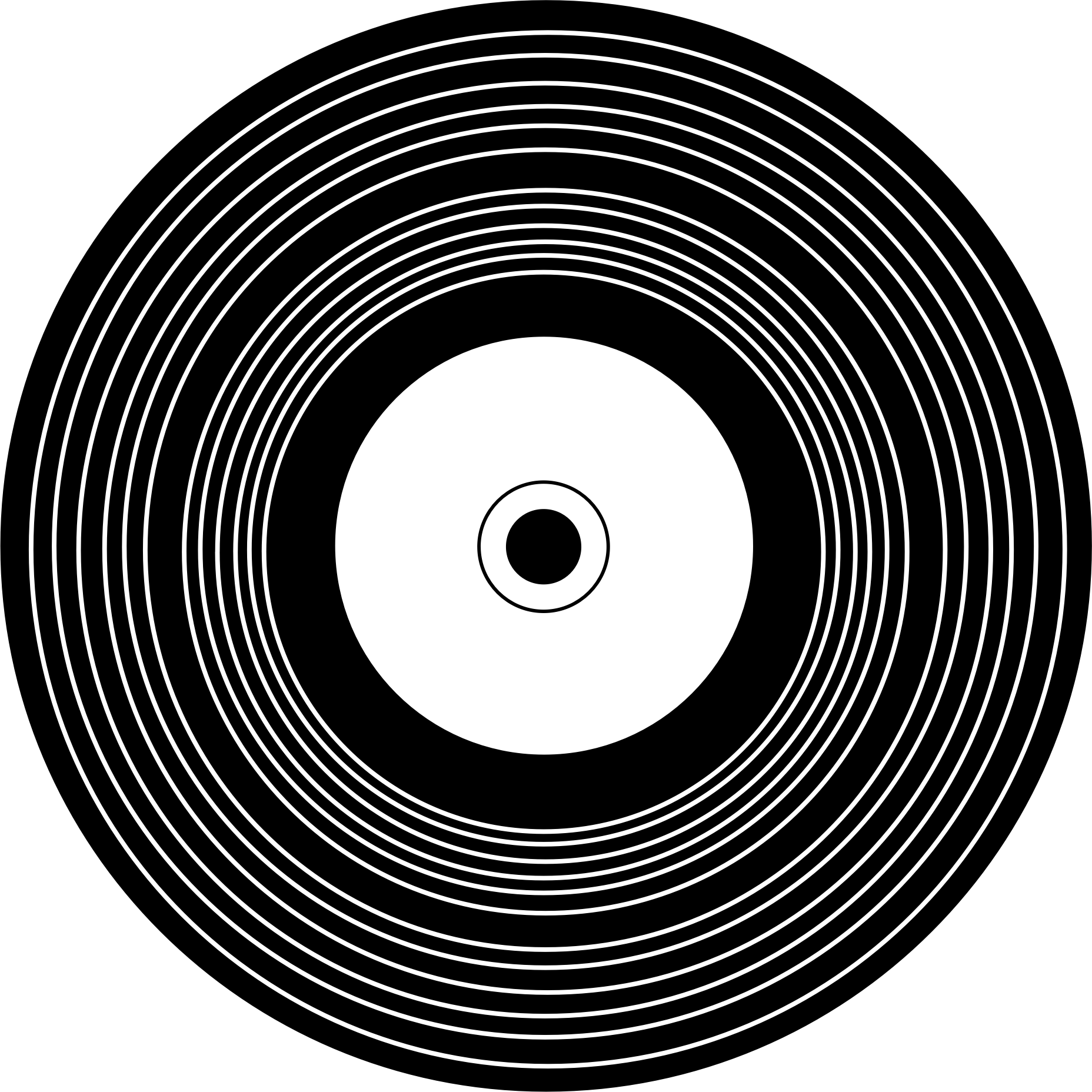 1856x1856 19 Cd Clip Black And White Sketch Huge Freebie! Download For - Vinyl Record Sketch