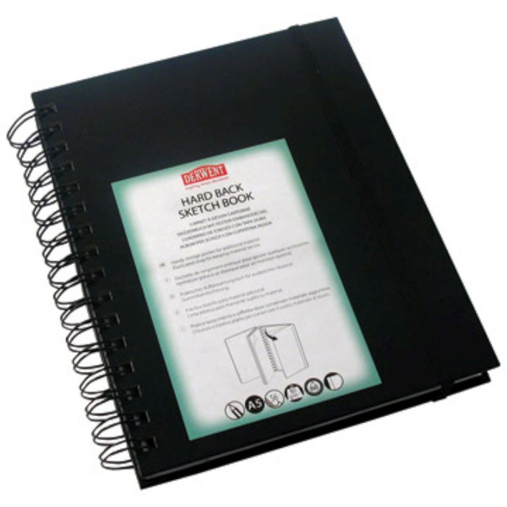 1000x1000 Derwent Vinyl Sketch Book, A5 - Vinyl Sketch