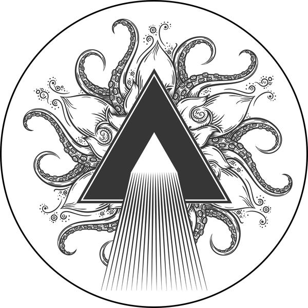 600x600 Pretty Handdrawn Mandala Flower Sketch Icon - Vinyl Sketch