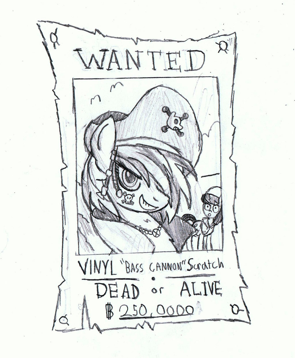 1024x1242 Wanted Poster Pirate Vinyl Sketch By Mrfulp - Vinyl Sketch