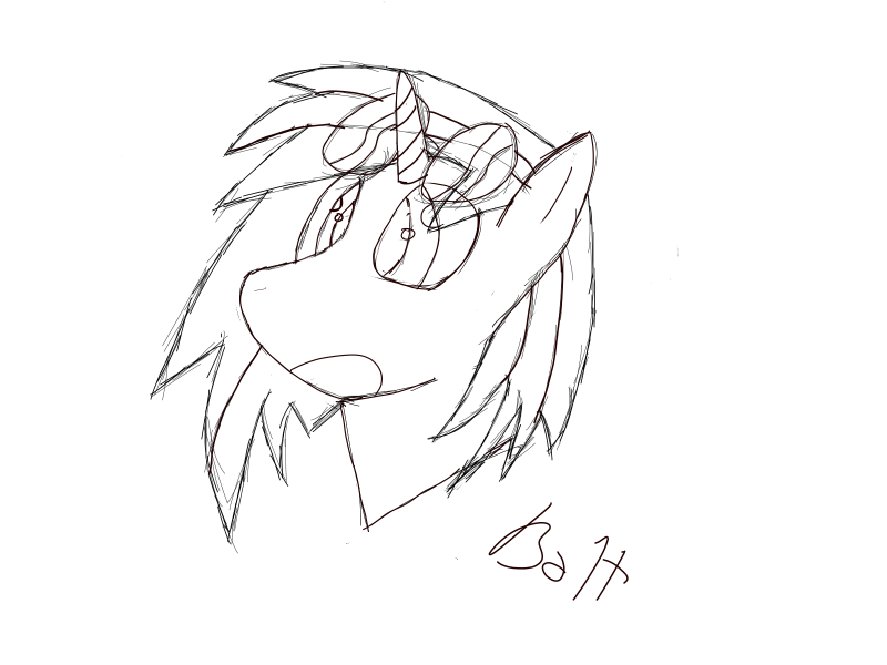 800x600 Vinyl Scratch Hard Sketch By Bwg2783 - Vinyl Sketch