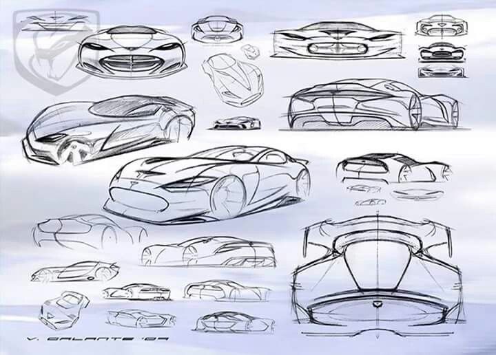 720x516 Sketches Dodge Viper By Vince Galante Automotive Sketches - Viper Sketch