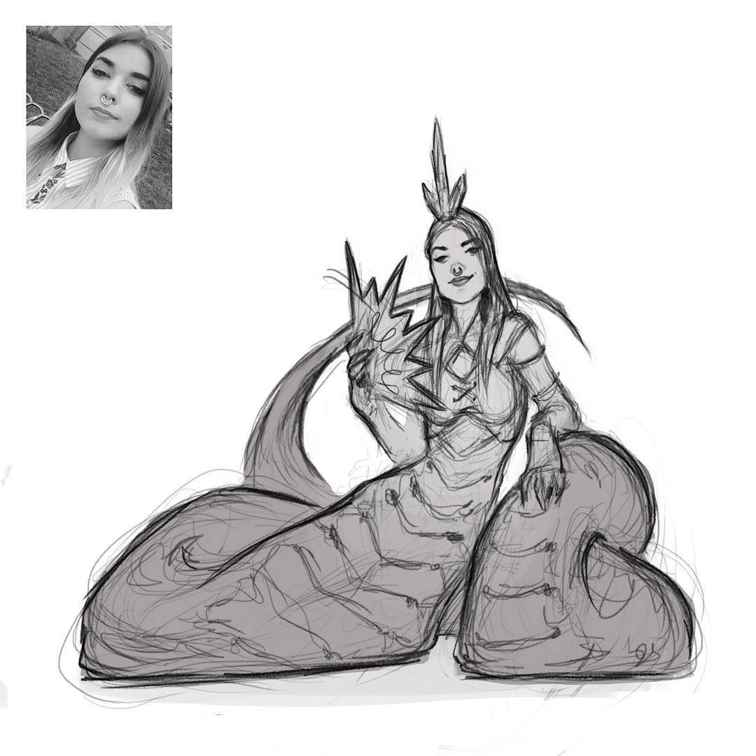 1080x1080 Ocretheowl As A Viper Daily - Viper Sketch