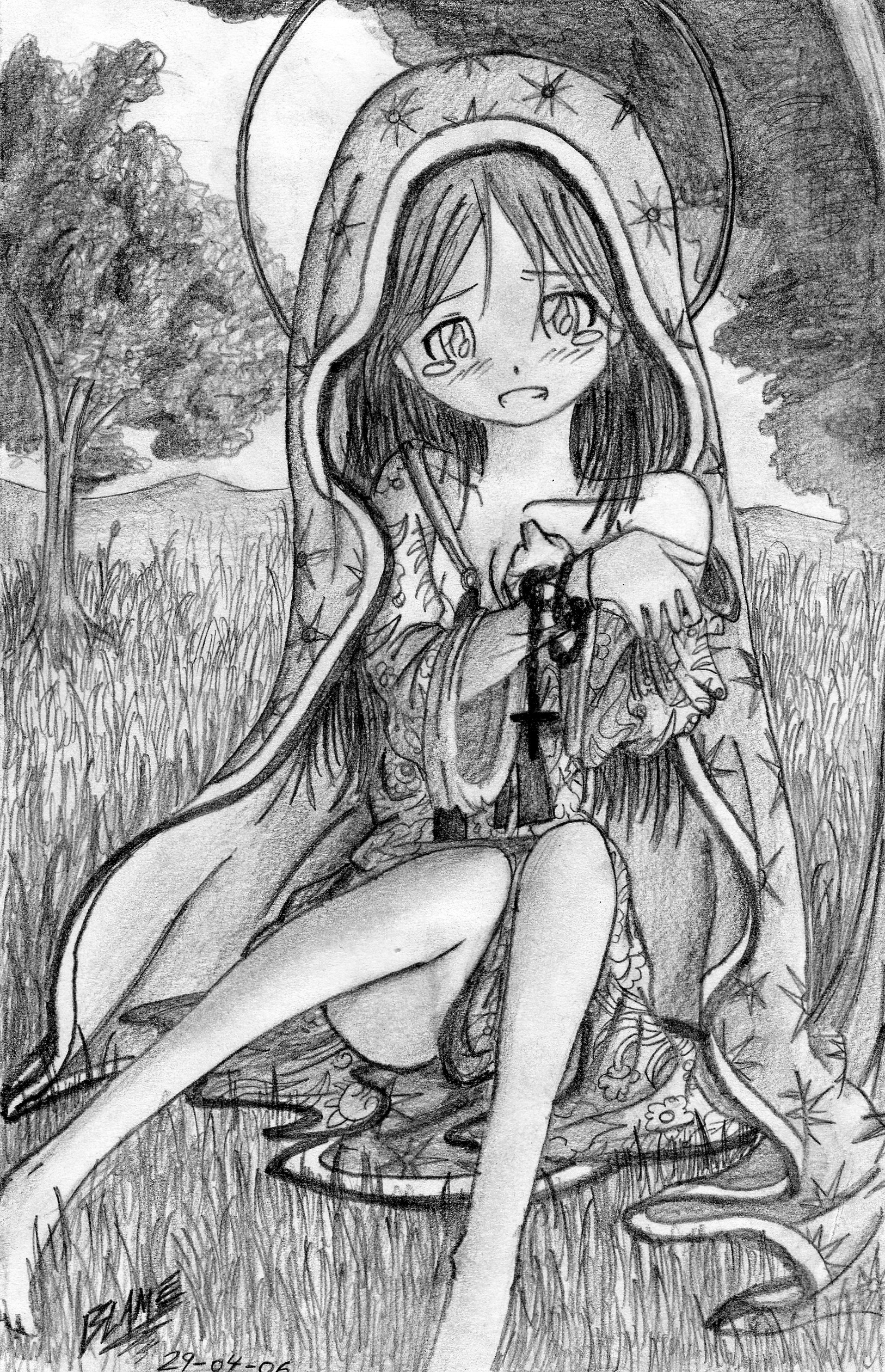 1626x2520 La Virgen De Guadalupe By Elquijote - Virgen De Guadalupe Sketch