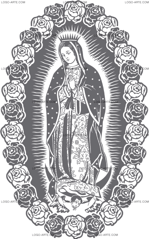 Virgen De Guadalupe Sketch at Explore collection
