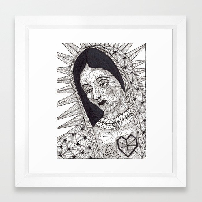 Virgen De Guadalupe Sketch At Explore