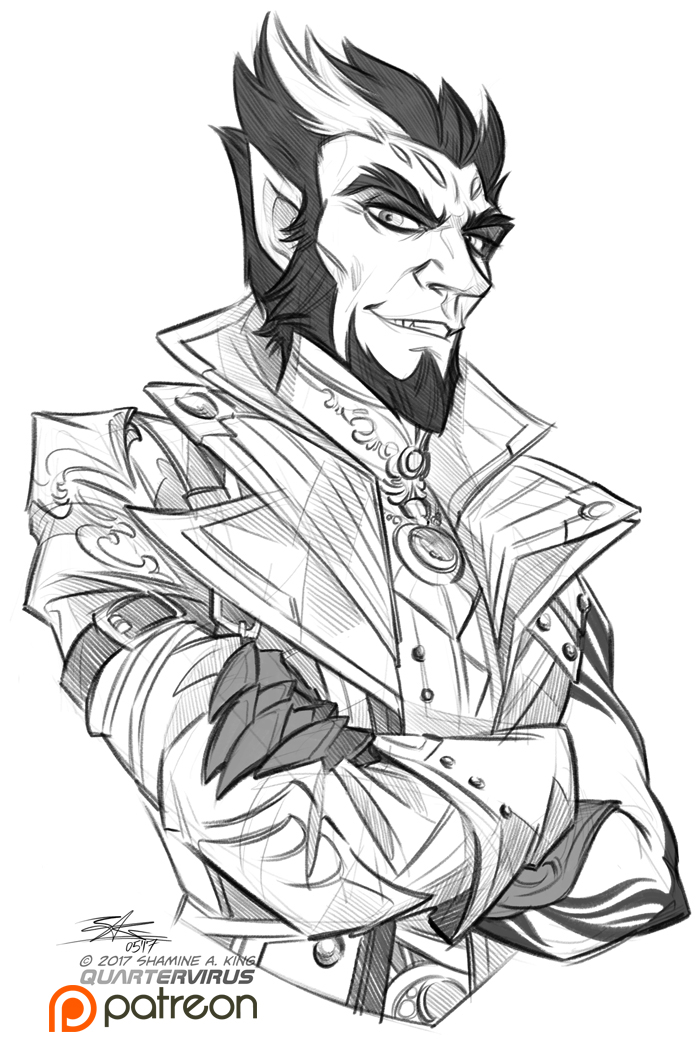 700x1042 Sketch Raffle - Virus Sketch