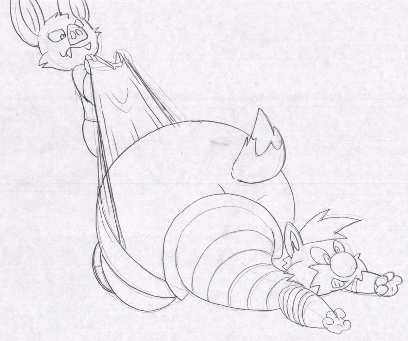 820x685 Tabs The Bat Wedgie Sketch By Virus 20 - Virus Sketch
